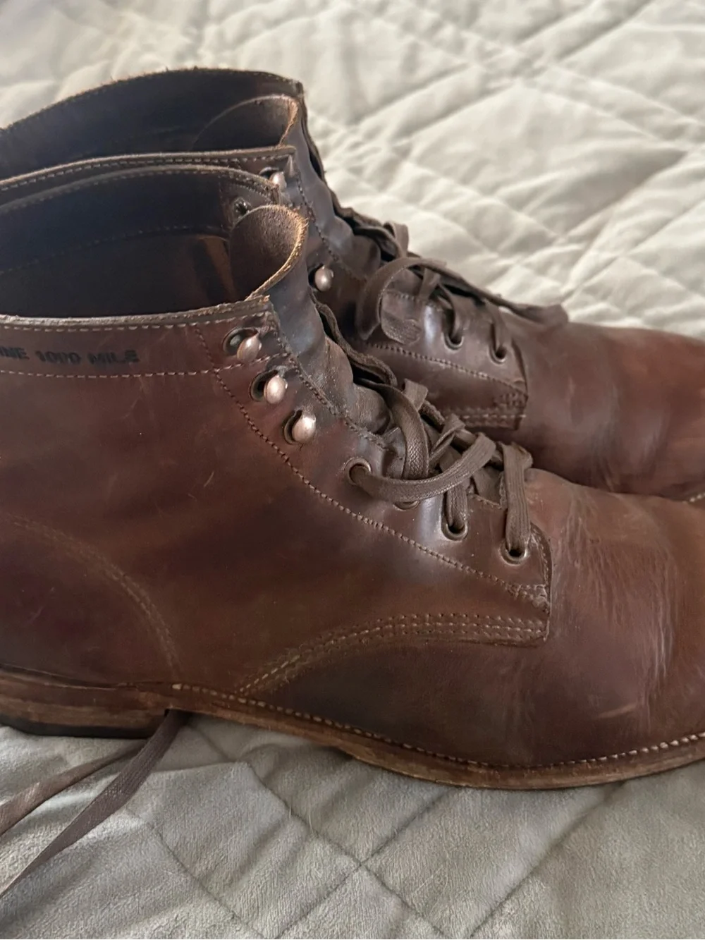 Men's Brown Leather Chukka Boots - 1000 Mile Style
